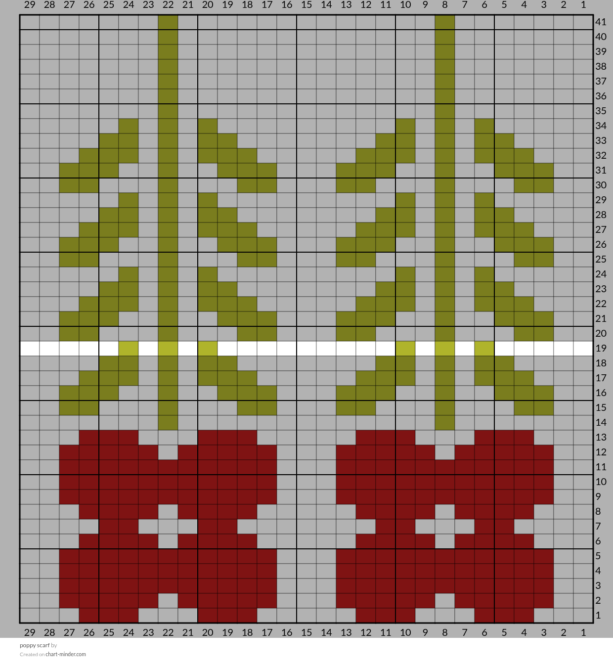 poppy scarf