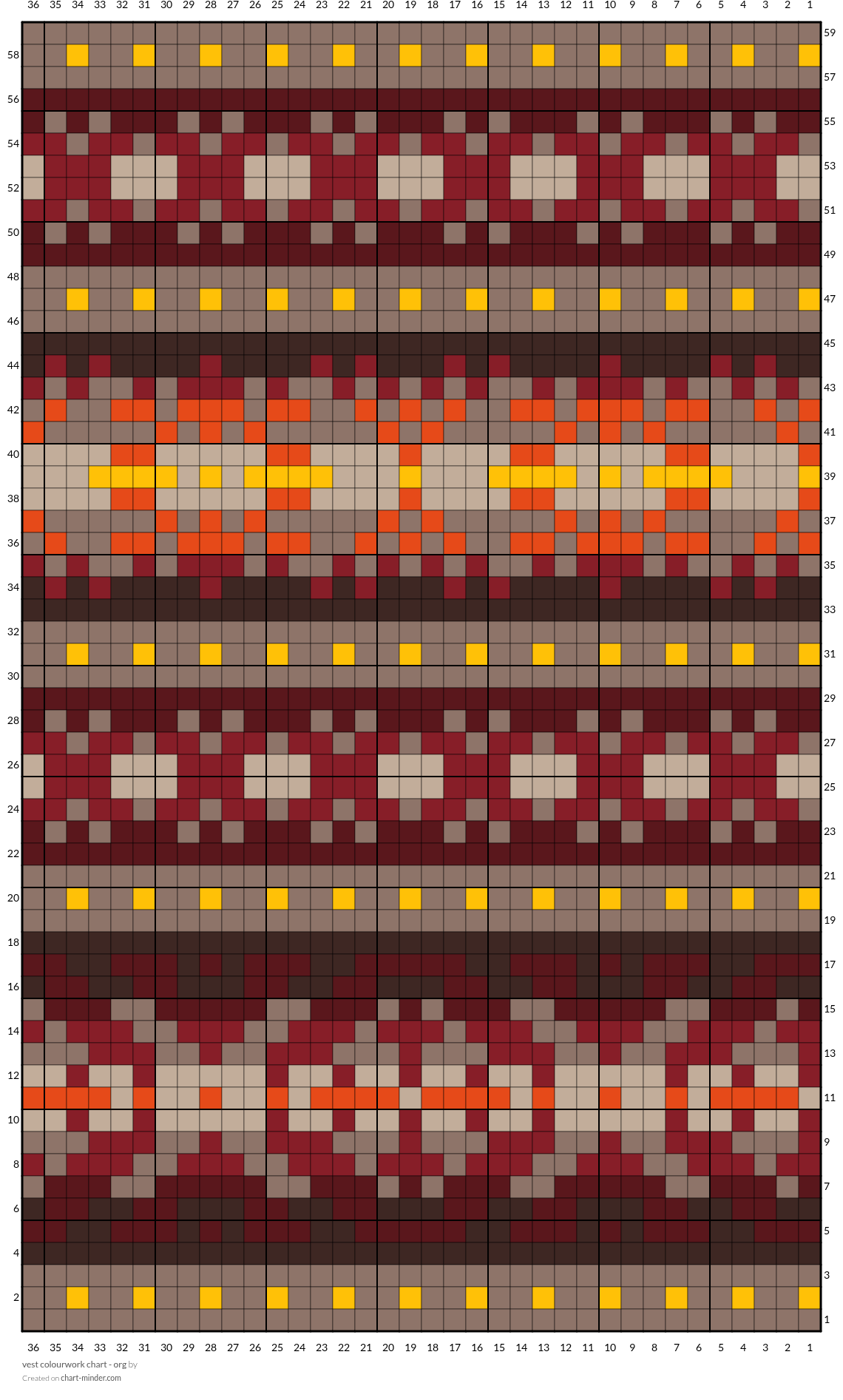 vest colourwork chart - org
