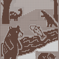 Bear Mosaic Overlay 12