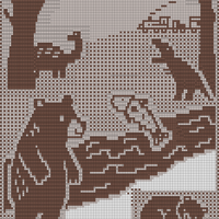 Bear Mosaic Overlay 13