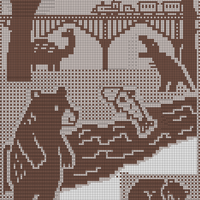 Bear Mosaic Overlay 14