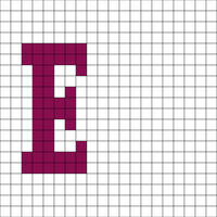 Letter E