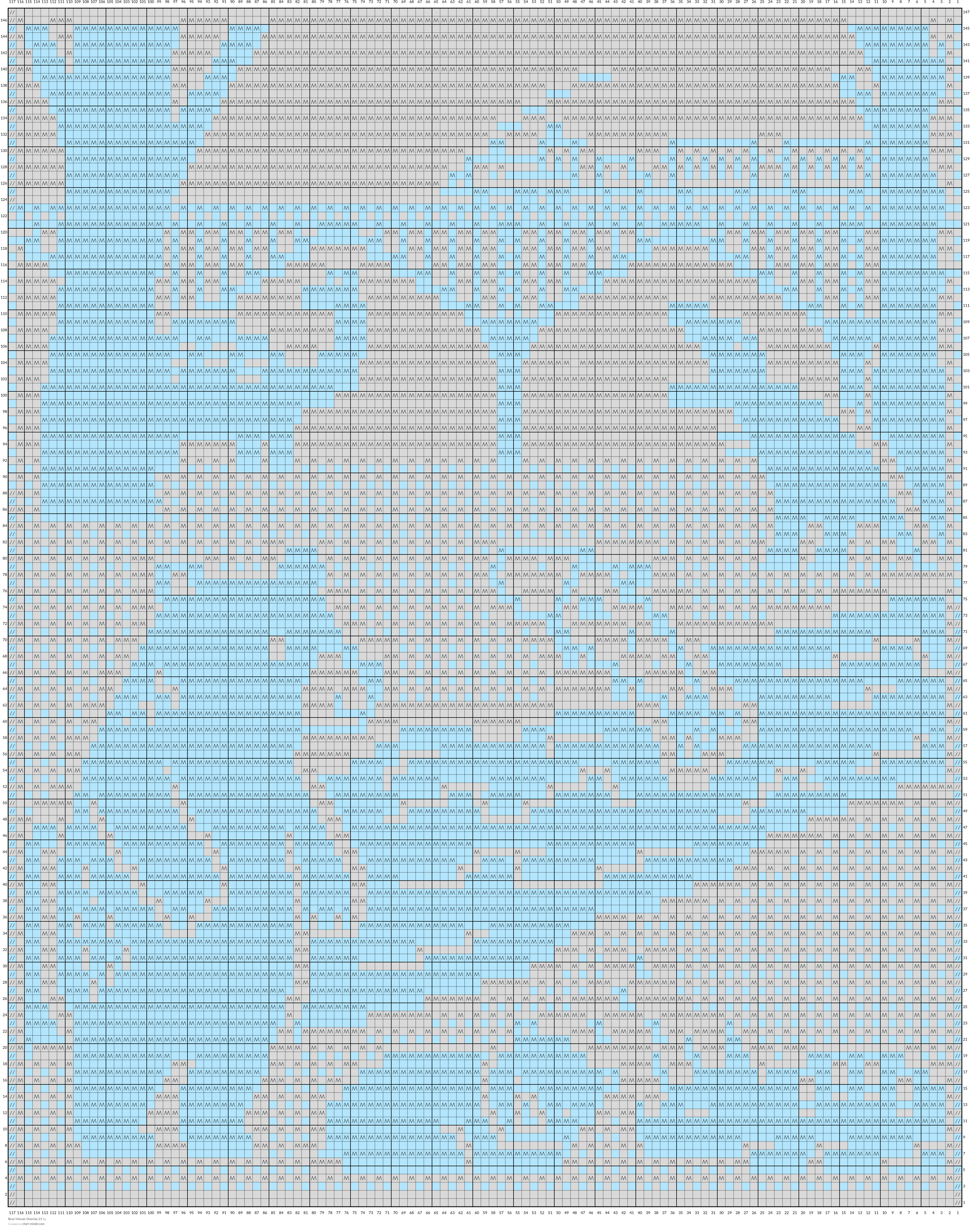 Bear Mosaic Overlay 21