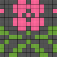 Flower bag border