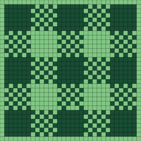 Plaid Pattern (Two Greens)