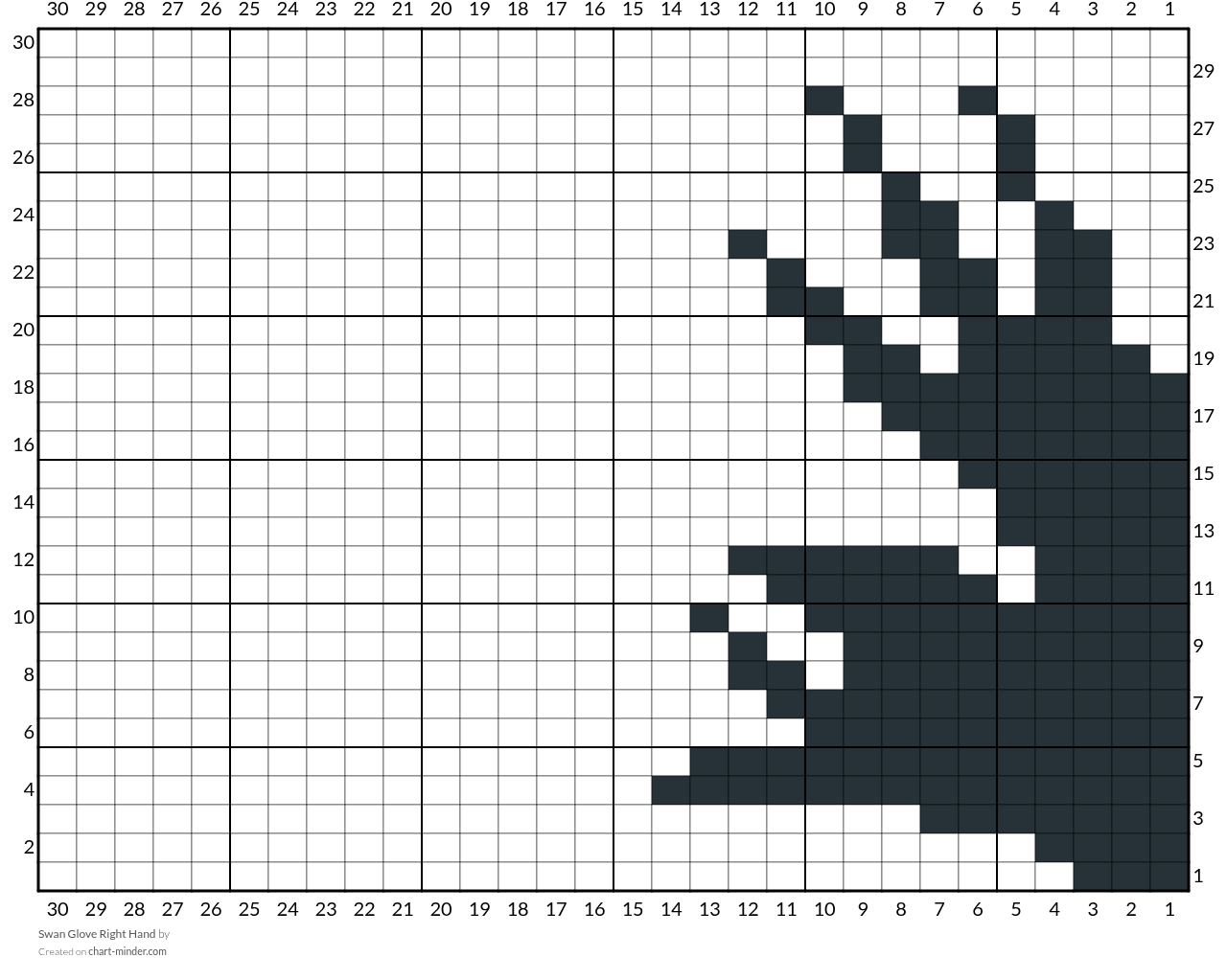 Swan Glove Right Hand 