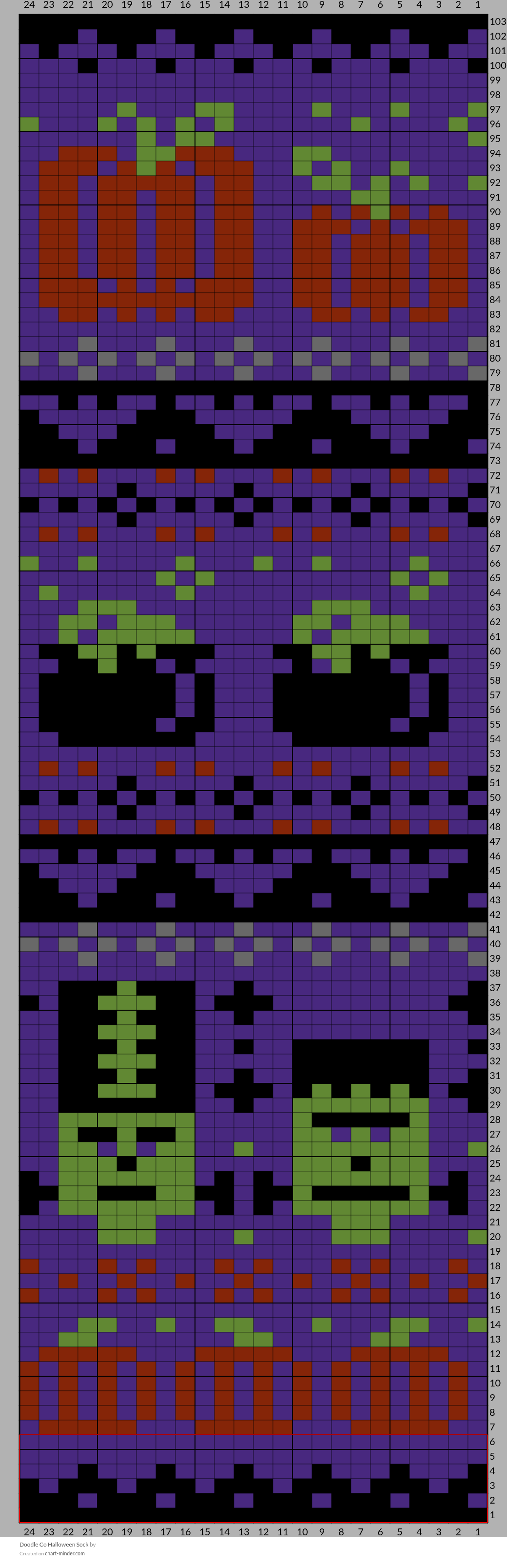 Doodle Co Halloween Sock