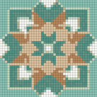 persian tile convert to knitting chart.jpg