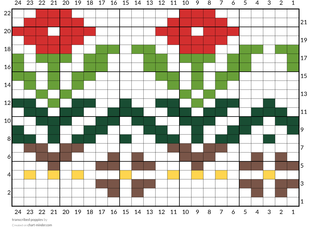 transcribed poppies