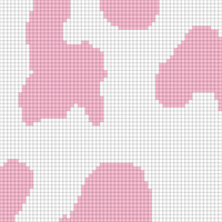 Pink Cow Print Tote - MEDIUM