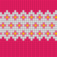 3 rows of flowers?