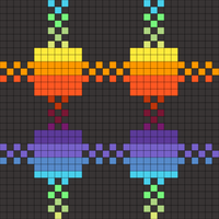Plaid Pattern (Two Greens)