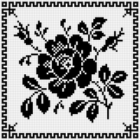 Copy of Blue rose square