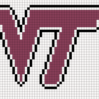 VT (Virginia Tech) Sock Pattern