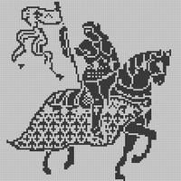Joanne D'Arc (image from the Antique Pattern Library)