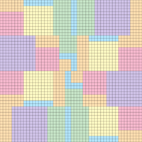 Mixed Granny Square Blanket