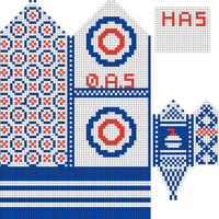 riktig vottemønster, curlingbane