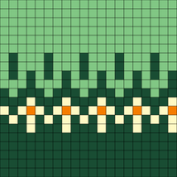 mossy lopapeysa cuff