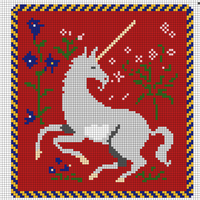 Copy of Unicorn tapestry