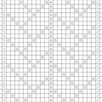 Blattmuster - Schal