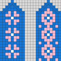 Thumb Charts Spring Songbird Mittens