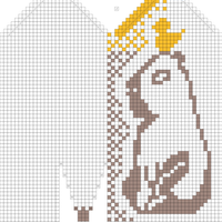 Right Mitten with Shaped Thumb Gusset