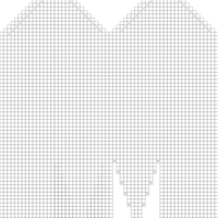 Left Mitten with Shaped Thumb Gusset