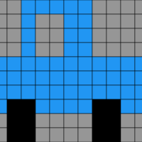 Little blue truck