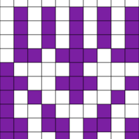 Pattern for warmup sweater repeat portion