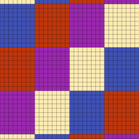 Checkered Throw Robin
