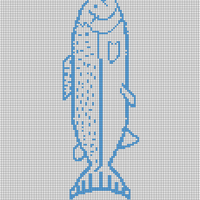Big fish front or back of jumper