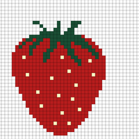 Strawberry Coaster