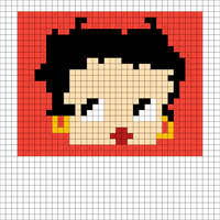 Betty Boop Mug Rug