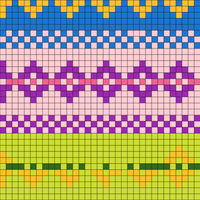 Copy of . PINK fairisle