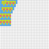 Waffle Pattern with increases