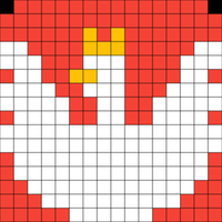 Loom Beading - Polish Eagle