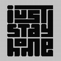 'just stay home' Poster, picture, metal print, paint by Khabibur Rokhman _ Displate.jpeg