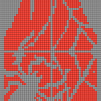 Copy of Halloweenies throw blanket panel 2 spider