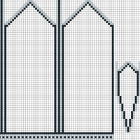 Copy of Colorwork Mittens Blank--Large