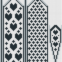Copy of Copy of Colorwork Mittens Blank--Large