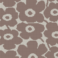 Copy of Marimekko black and white Mini Unikko cotton fabric, sold by half yard,  56" wide.jpg