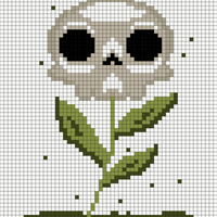 Skull flower