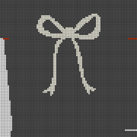 Machine Knit Bow