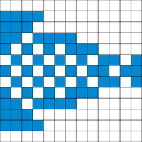 Fish based on Wendy Kleedster's patch with decreases