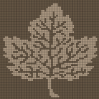 Copy of Pixeled maple leaf