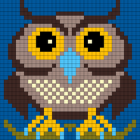 Owl Crochet Chart