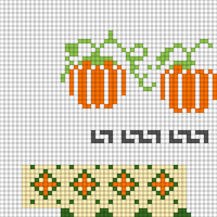 Pumpkin fair isle