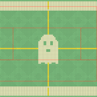 Desk mat Ghost