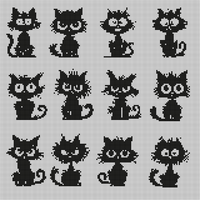 Crazy cats all