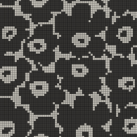 Marimekko black and white Mini Unikko cotton fabric, sold by half yard,  56_ wide.jpg